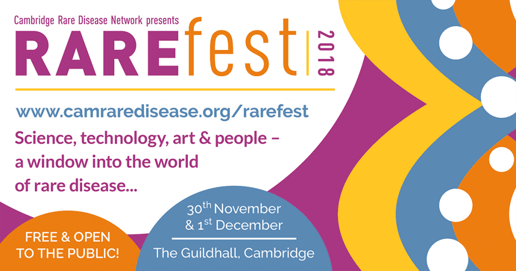Cambridge Rare Disease Network - Muscle Help Foundation (MHF) proudly supports RAREfest18 spotlighting rare conditions 56